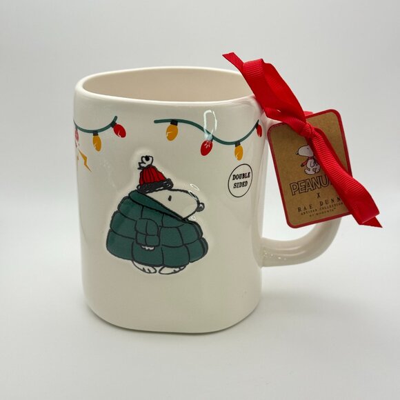 Snoopy in a puffer jacket Christmas mug Rae Dunn | current christmas mood - Picture 2 of 6